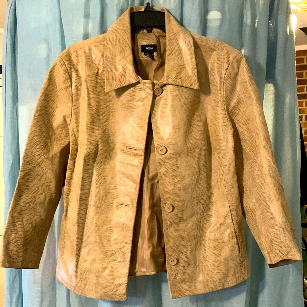 Leather jacket